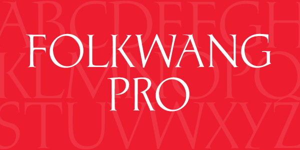 Шрифт P22 Folkwang Pro